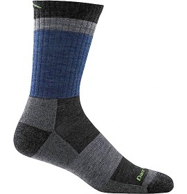 DARN TOUGH SOCKS Men's Heady Stripe Micro Crew Lightweight Hiking Sock