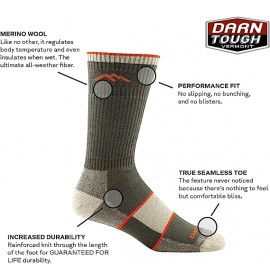 DARN TOUGH SOCKS Men's Coolmax® Hiker Boot Midweight Hiking Sock