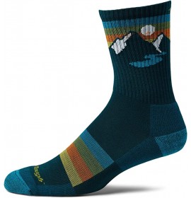 DARN TOUGH SOCKS Men's Sunset Ridge Micro Crew Lightweight Hiking Sock