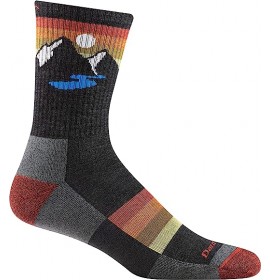 DARN TOUGH SOCKS Men's Sunset Ridge Micro Crew Lightweight Hiking Sock