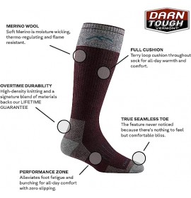 DARN TOUGH SOCKS Women's Over-the-Calf Heavyweight Hunting Sock
