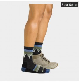 DARN TOUGH SOCKS Women's Sunset Ledge Micro Crew Lightweight Hiking Sock
