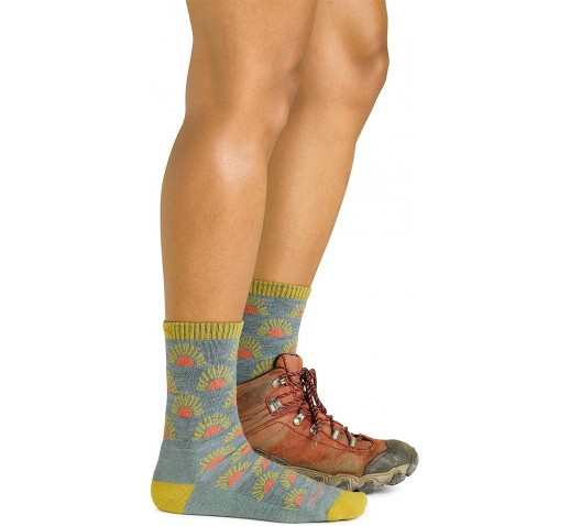 DARN TOUGH SOCKS Women's Ray Day Micro Crew Lightweight Hiking Sock
