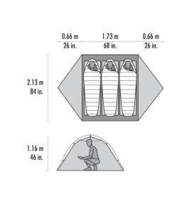 MSR Hubba Hubba™ 3-Person Backpacking Tent