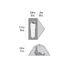 MSR Access™ 1 Ultralight, Four-Season Solo Tent