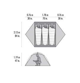 MSR Access™ 3 Three-Person, Four-Season Ski Touring Tent