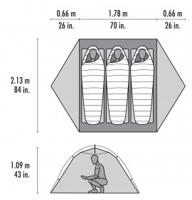 MSR Elixir™ 3 Backpacking Tent