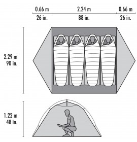 MSR Elixir™ 4 Backpacking Tent