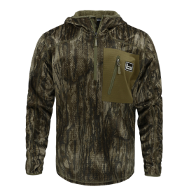 BANDED Hooded Mid-Layer Fleece Pullover