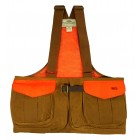 BOYT HARNESS COMPANY Waxed Cotton Strap Vest with Mesh Back