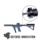 DEFENSE INNOVATION Max Power Pistelle X-68 Buttstock with Emergency Defense Integrated On / Off Slide Valve Adapter