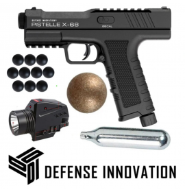 DEFENSE INNOVATION Night Defender Package Defense Pistol 35 - 50 Joules: Gen2 Pistelle X-68