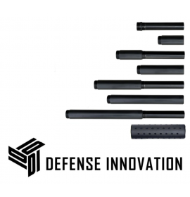 DEFENSE INNOVATION Stainless Max Power 50+ Joukes Pistelle X-68 Barrel and Suppressor Combo Kit — Special Ops
