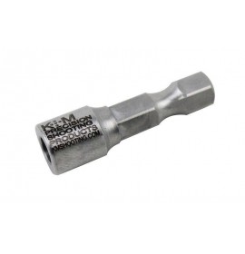 K&M PRECISION 1/4" Hex Drive Stem for Flash Hole Uniformer