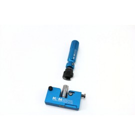 K&M PRECISION Micro-Adjustable Neck Turner and Power Adapter & Handle