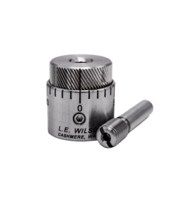LE WILSON Stainless Steel Micro - Adjustable Bullet Seater Cap