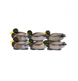 GHG DECOY SYSTEMS Pro Grade XD Series Mallards with flocked heads - All Drake Pack