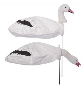 TANGLEFREE Snow Goose Slammer Sock 12 Pack with 3d Head / Pre-Assembled