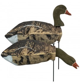 TANGLEFREE Specklebelly Goose Slammer Sock 12 Pack with Flocked 3d Head / Pre-Assembled