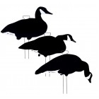 TANGLEFREE Fully Flocked Black and White Canada Skinny Decoys 12 Pack