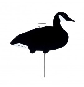 TANGLEFREE Fully Flocked Black and White Canada Skinny Decoys 12 Pack