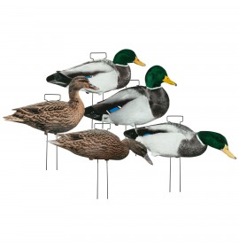 TANGLEFREE Fully Flocked Mallard Skinny Decoys 12 Pack