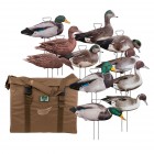TANGLEFREE Skinny Duck Decoys 60 Pack with FREE Skinny Dirt Decoy Bag