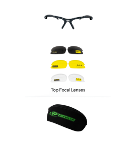 SSP EYEWEAR Top Focal - Front Sight Kit - Frame & 3 Top Focal Lenses