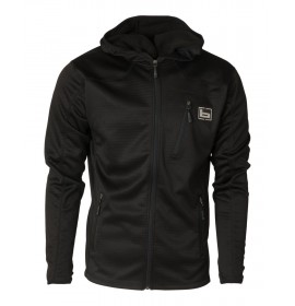 BANDED Hooded Mid Layer Fleece Jacket