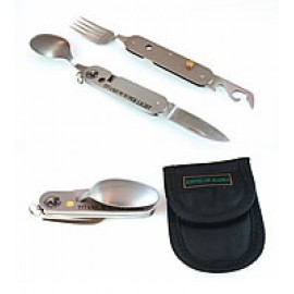 KNIVES OF ALASKA Titanium Utensil Set