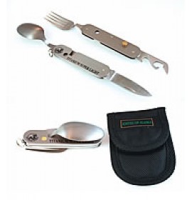 KNIVES OF ALASKA Titanium Utensil Set