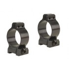 TALLEY black satin fixed scope rings