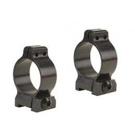 TALLEY black satin fixed scope rings