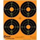 CALDWELL Orange peel 4" adhesive bullseye targets