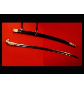 Jerry Fisk hand made damascus sword