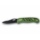 KNIVES OF ALASKA 700-S racer green G10 D2 blade