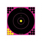 BIRCHWOOD CASEY Shoot N-C Pink 12" Bull's-eye Tgt - 100