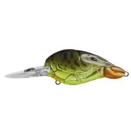 LIVETARGET LURES HFC Crawfish Crankbait,chartreuse rt br,6
