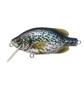 LIVETARGET LURES Crappie FS Crankbait,metallic/gloss,#6