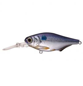 LIVETARGET LURES Gizzard Shad Crankbait,silver/pearl,#6