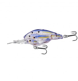 LIVETARGET LURES Yearling BB Crankbait,pearl/violet shad,4