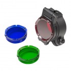 SUREFIRE FM70 Filter Assembly With Red, Blue, Green, And Blackout Lenses Included