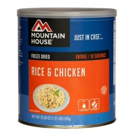 MOUNTAIN HOUSE Rice And Chicken 10serv Can