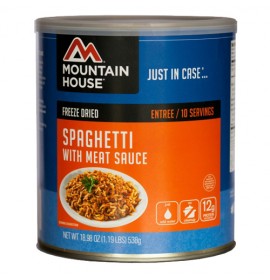 MOUNTAIN HOUSE Spaghetti w/Meat Sauce 10serv Can