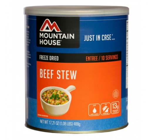 MOUNTAIN HOUSE Hearty Stew w/Beef 10serv Can
