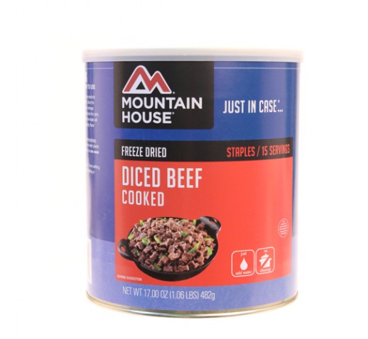 MOUNTAIN HOUSE Diced Beef 15serv Can