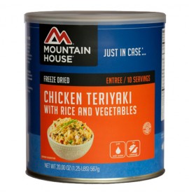 MOUNTAIN HOUSE Chicken Teriyaki w/Rice 10serv Can