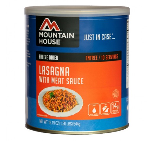 MOUNTAIN HOUSE Lasagna w/Meat Sauce 10serv Can