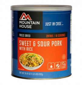 MOUNTAIN HOUSE Sweet & Sour Pork/Rice 10serv can