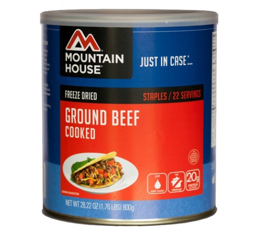 MOUNTAIN HOUSE Ground Beef 22serv Can